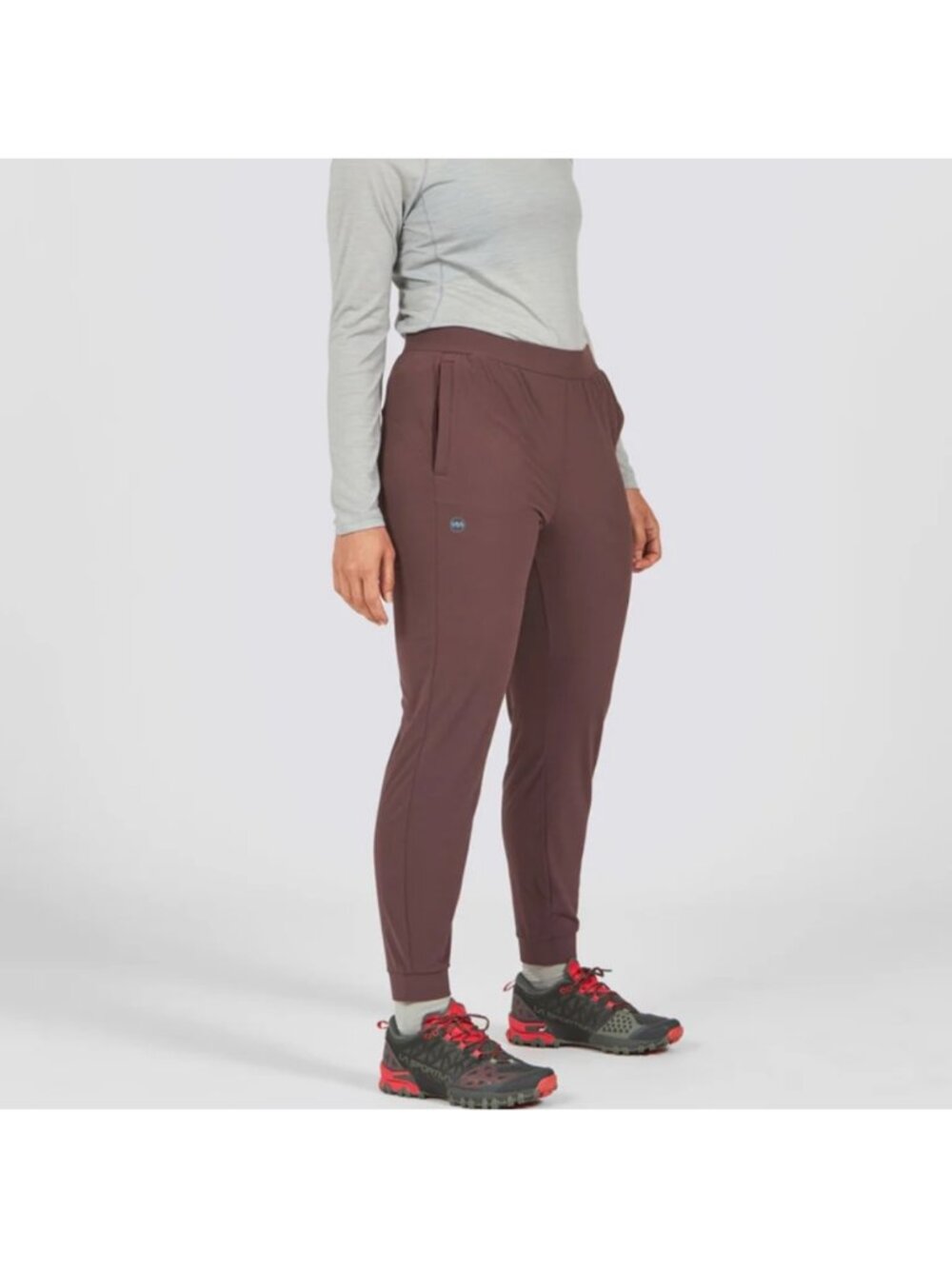Janji Mercury Knit Jogger Pants Plum Purple Size M